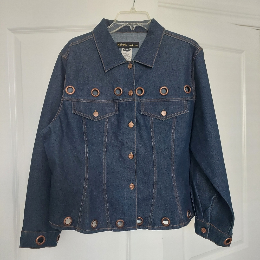 REVOLT JEANS Co denim jacket NWOT